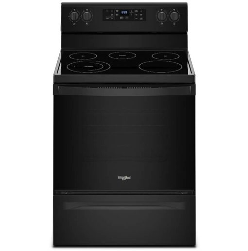 Whirlpool 5.3 Cu. Ft. Black Freestanding Electric Range With 5 Elements
