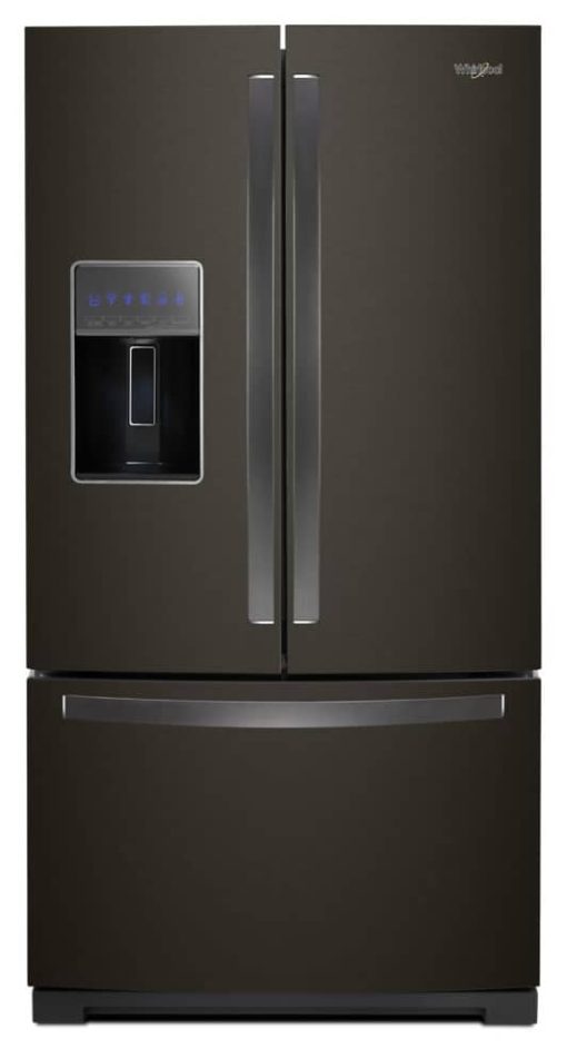 Whirlpool 36" Fingerprint Resistant Black Stainless Steel French Door Refrigerator