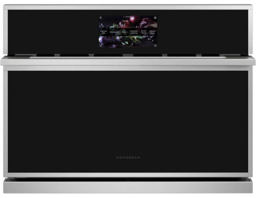 Monogram Minimalist Collection 27" Stainless Steel Smart Five In One Wall Oven With 120 V Advantium Technology