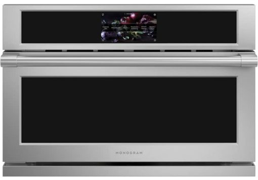 Monogram Statement Collection 30" Stainless Steel Smart Five In One Wall Oven With 120 V Advantium Technology