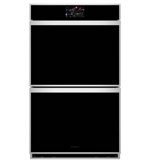 Monogram Minimalist Collection 30" Stainless Steel  Smart Electric Convection Double Wall Oven