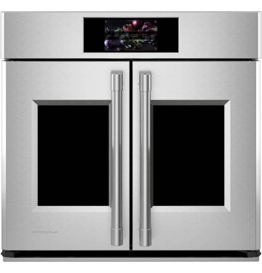 Monogram ADA Statement Collection 30" Stainless Steel Smart French-Door Electric Convection Single Wall Oven