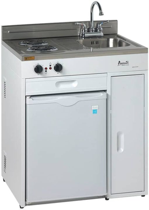 Avanti 30" Complete Compact Kitchen With Refrigerator