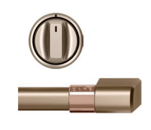 Cafe Brushed Bronze Front Control Electric Knobs and Handles
