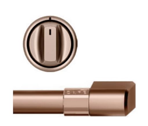 Cafe Brushed Copper Front Control Electric Knobs and Handles