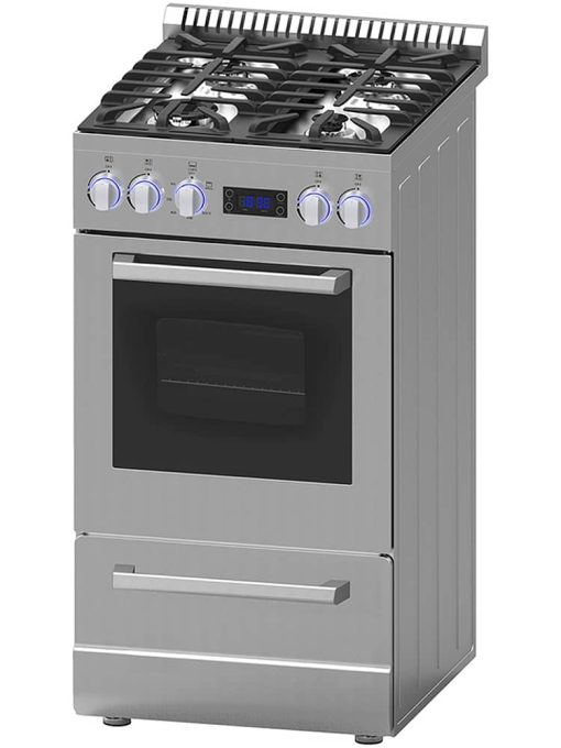 Avanti ADA ELITE Series 20" Stainless Steel Gas Range