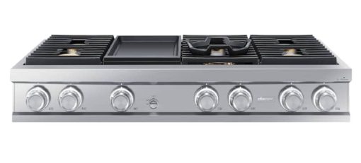 Dacor Contemporary 48" Stainless Steel Liquid Propane Gas Rangetop With Griddle