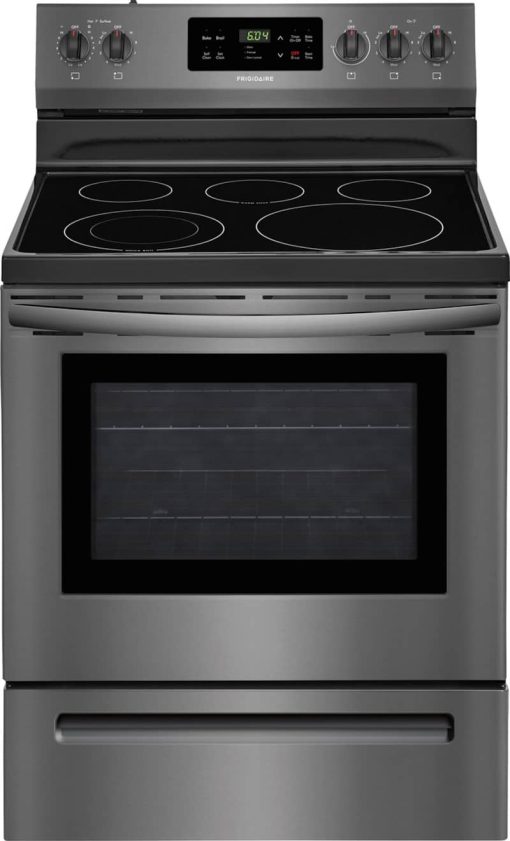 Frigidaire 30" Black Stainless Steel Electric Range