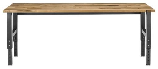 Gladiator Garageworks 8 Ft. Adjustable Height  Hardwood Workbench