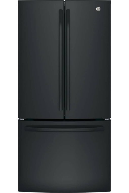 GE ENERGY STAR 24.7 Cu. Ft. Black French-Door Refrigerator