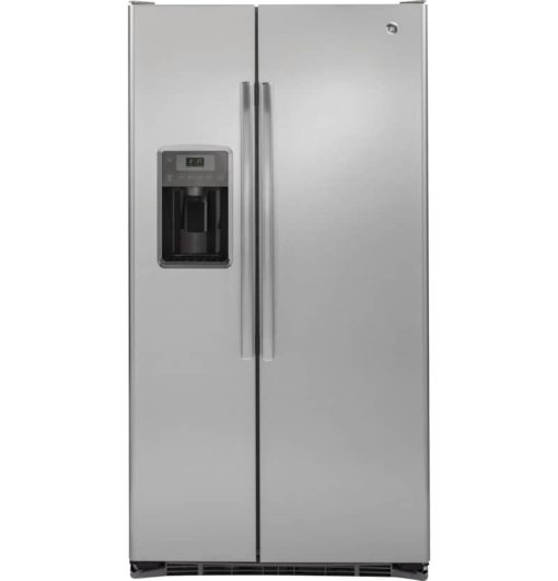 GE 21.9 Cu. Ft. Stainless Steel Counter-Depth Side-By-Side Refrigerator