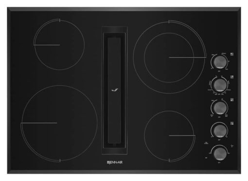 JennAir 30" Black Floating Glass JX3 Electric Downdraft Cooktop