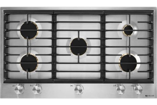 JennAir Euro-Style 36" Stainless Steel 5-Burner Gas Cooktop