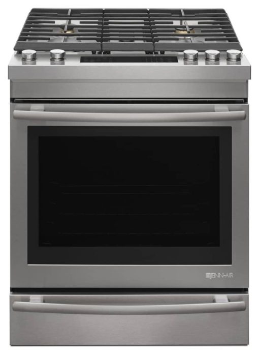 JennAir Euro-Style 30" Stainless Steel Slide-In Gas Range