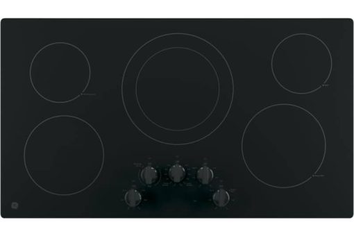 GE ADA 36" Black Built-In Knob Control Electric Cooktop