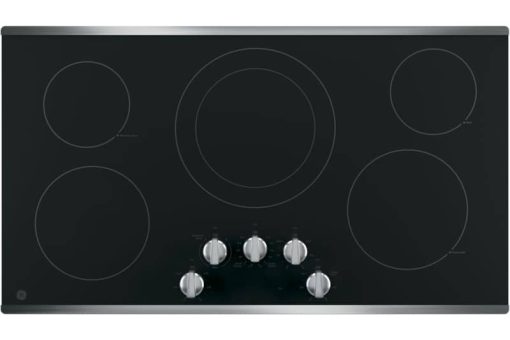 GE ADA 36" Stainless Steel Built-In Knob Control Electric Cooktop