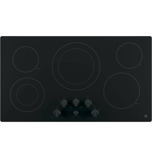 GE ADA 36" Black Built-In Knob Control Electric Cooktop