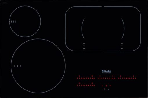 Miele KM 6365 30" Black Flush-Mounted Induction Cooktop