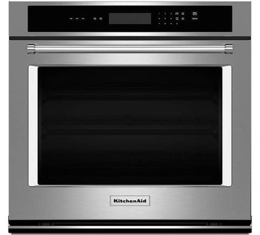 KitchenAid 30" Stainless Steel Single Wall Oven With Even-Heat Thermal Bake/Broil