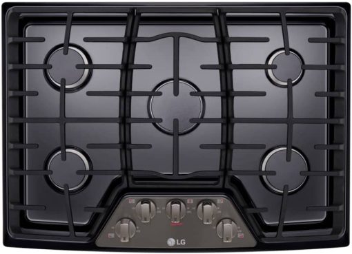 LG 30" Black Stainless Steel Gas Cooktop With SuperBoil
