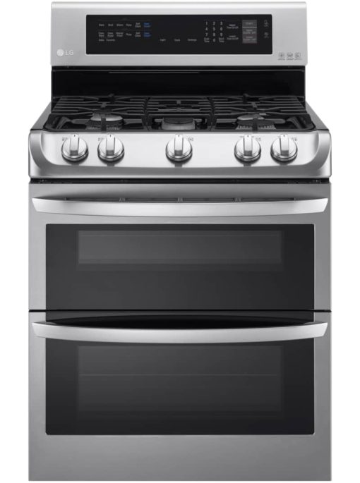 LG 6.9 Cu. Ft. Stainless Steel Gas Double Oven Range With ProBake Convection And EasyClean