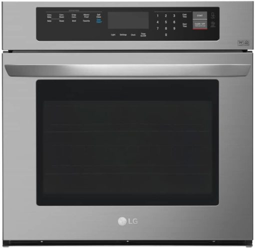LG 30" Black Stainless Steel Single Wall Oven