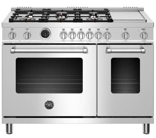 Bertazzoni Master Series 48" Stainless Steel Dual Fuel Range