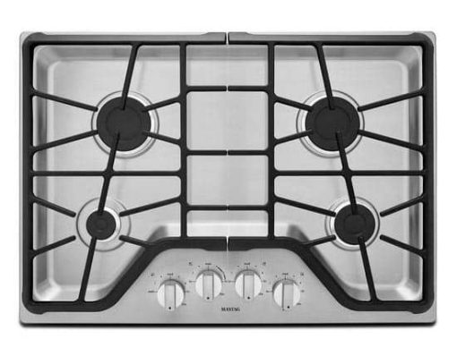 Maytag ADA 30" Stainless Steel Gas Cooktop With Power Burner