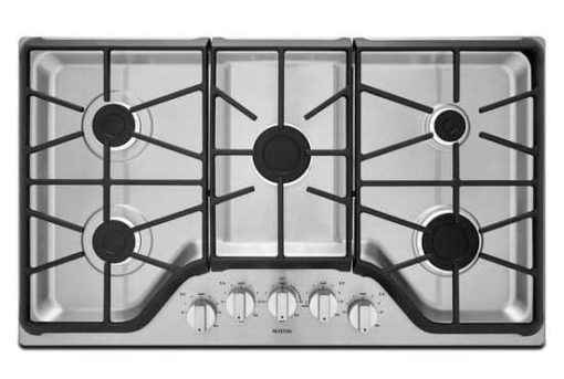 Maytag ADA 36" Stainless Steel Gas Cooktop With Power Burner