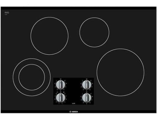 Bosch 500 Series 30" Black Frameless Electric Cooktop