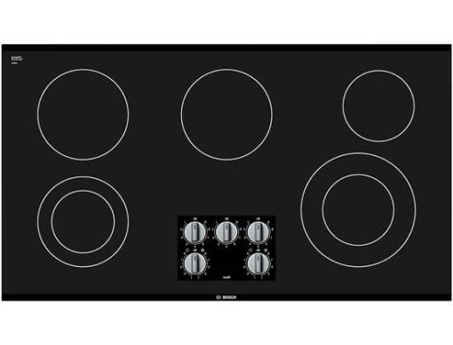 Bosch 500 Series 36" Black Frameless Electric Cooktop