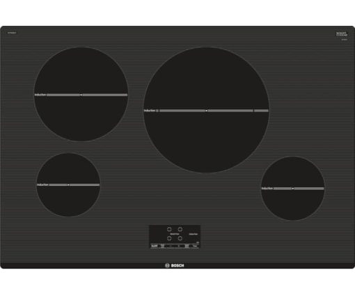 Bosch 500 Series 30" Black Induction Cooktop
