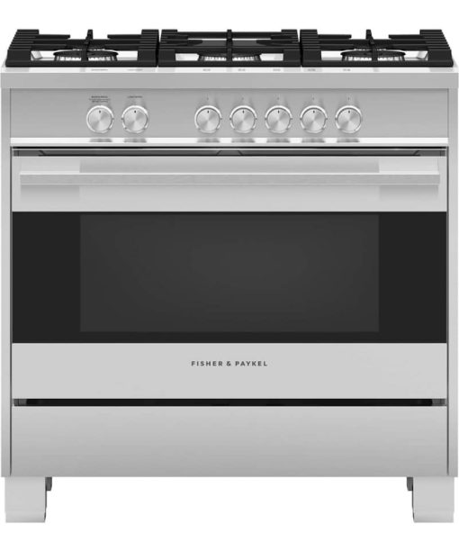 Fisher & Paykel Series 7 36" Stainless Steel Gas Range With 5 Burners