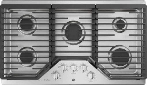 GE Profile ADA 36" Stainless Steel Built-In Gas Cooktop With 5 Burners