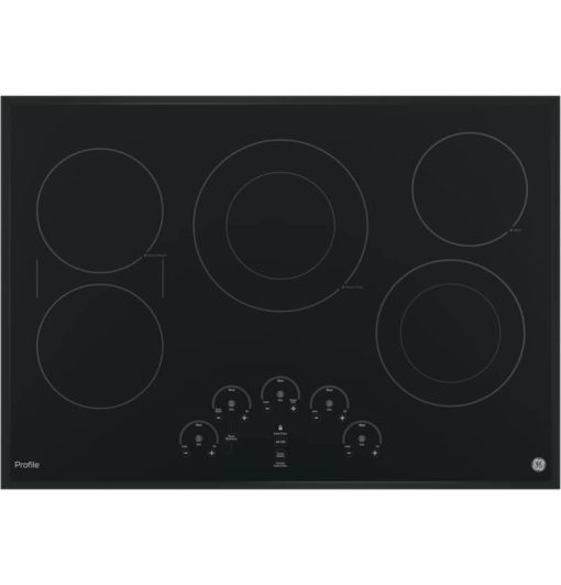 GE Profile ADA 30" Black Built-In Touch Control Electric Cooktop