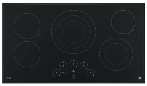 GE Profile ADA 36" Black Built-In Touch Control Electric Cooktop