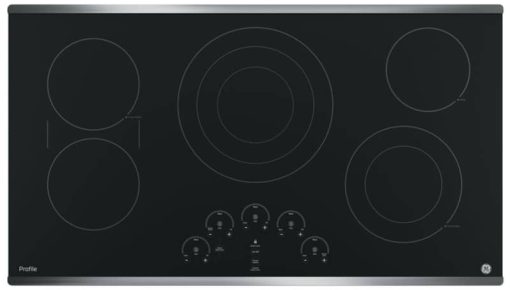 GE Profile ADA 36" Stainless Steel Built-In Touch Control Electric Cooktop