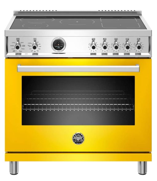 Bertazzoni Professional Series 36" Yellow Self-Clean Induction Range