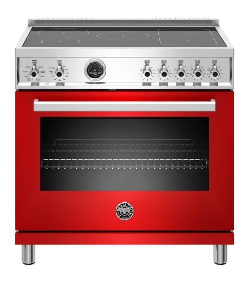 Bertazzoni Professional Series 36" Red Self-Clean Induction Range