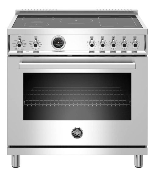 Bertazzoni Professional Series 36" Stainless Steel Self-Clean Induction Range