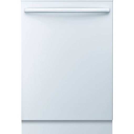 Bosch 100 Series 24" White Bar Handle Dishwasher