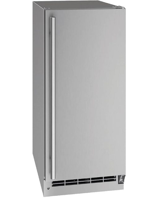 U-Line Outdoor Collection 15" Stainless Solid Refrigerator