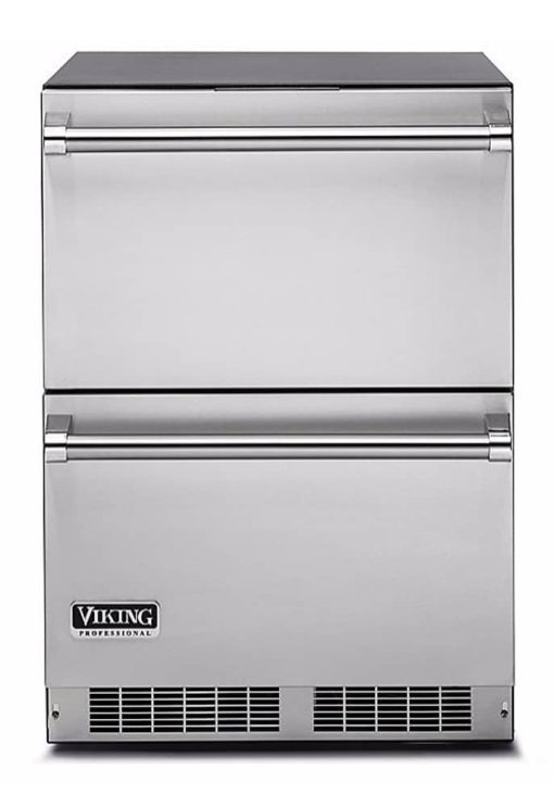 Viking Professional Series 24" Stainless Steel Outdoor Refrigerator Drawers