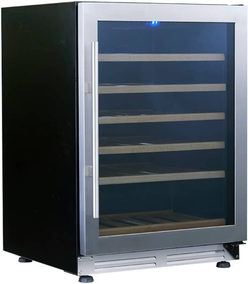 Avanti Designer Series 24" Stainless Frame Wine Chiller With Seamless Door