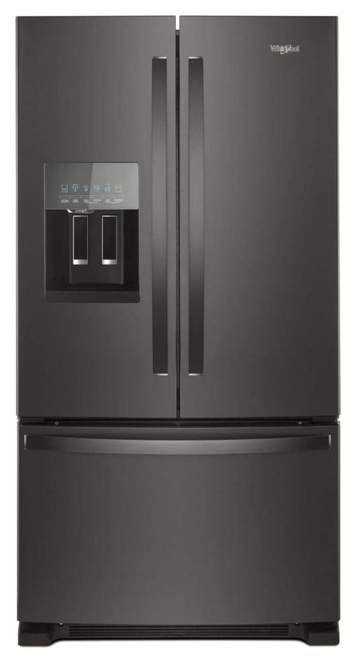 Whirlpool 36" Fingerprint Resistant Black Stainless Steel French Door Refrigerator