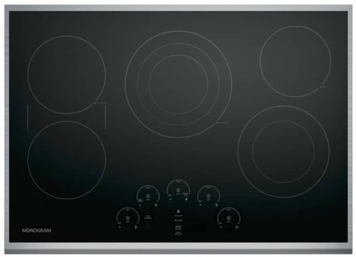 Monogram ADA 30" Stainless Steel Touch Control Electric Cooktop