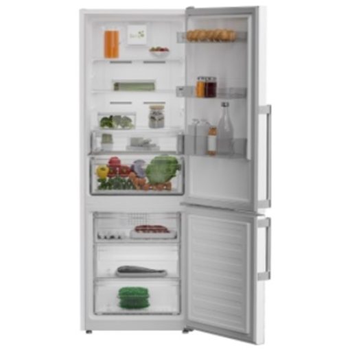 11.4 cu ft Bottom Freezer White Refrigerator - Image 2