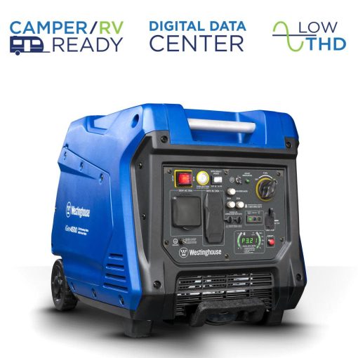 Westinghouse iGen Inverter Portable Generator 3700 Rated 4500 Surge Watt with Remote Start