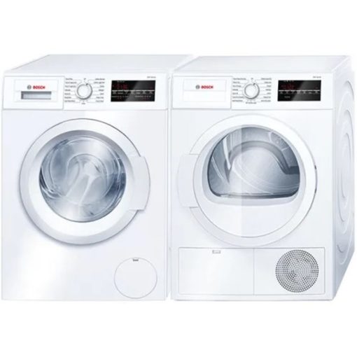 Bosch 24 inch Compact Laundry Pair - White