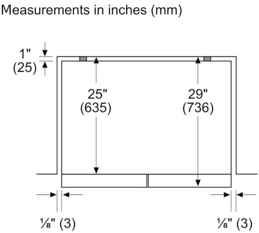 Bosch 800 Series 36" Glass Over Stainless Steel Counter Depth 4 Door French Door Refrigerator - Image 15